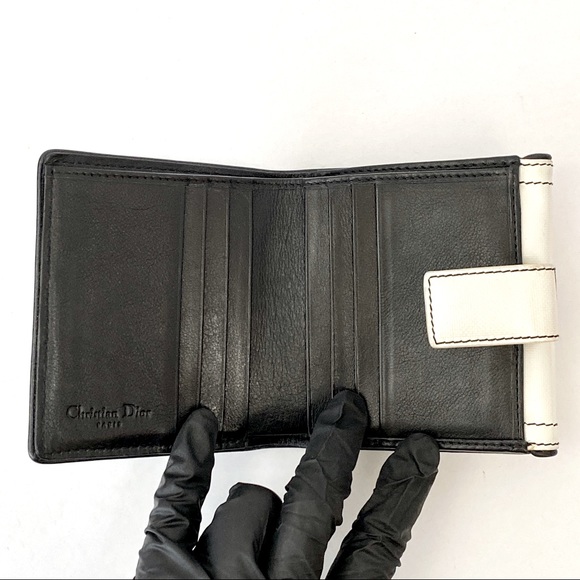 Christian Dior logo-tape tri-fold wallet - Picture 4 of 13